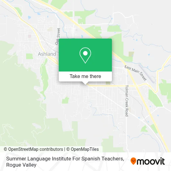 Summer Language Institute For Spanish Teachers map