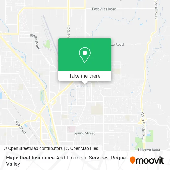 Highstreet Insurance And Financial Services map