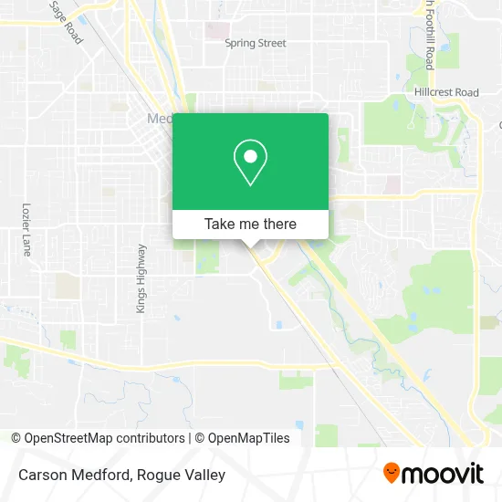 Carson Medford map