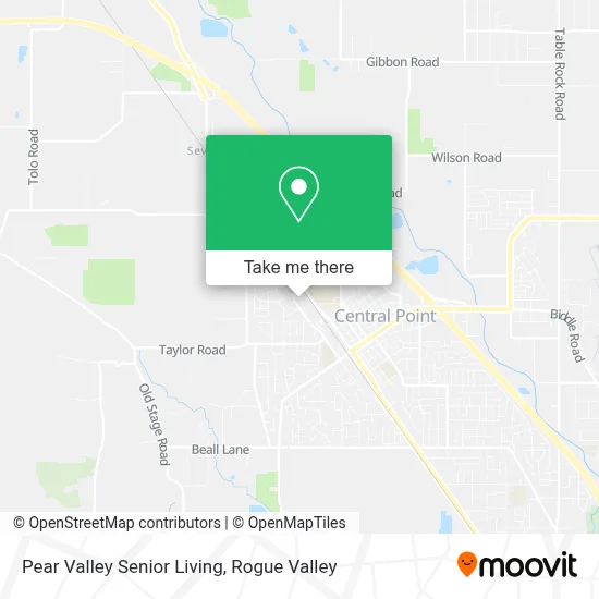 Pear Valley Senior Living map