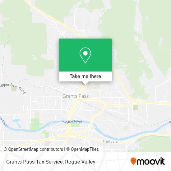 Grants Pass Tax Service map