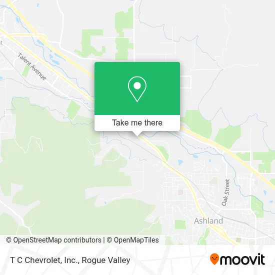 T C Chevrolet, Inc. map