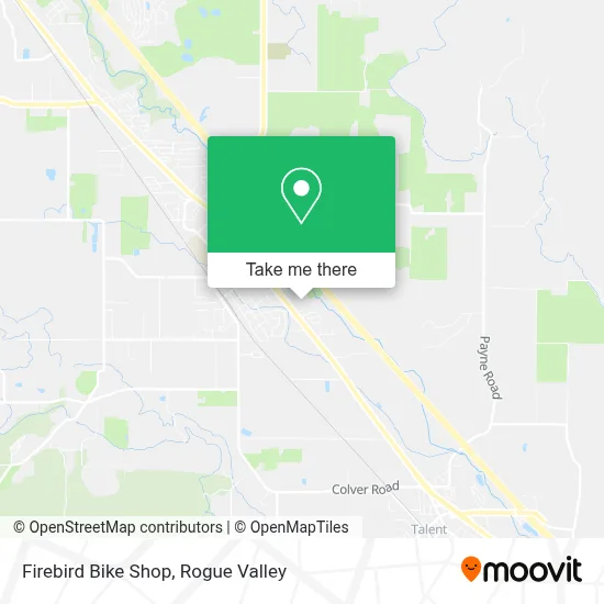 Firebird Bike Shop map