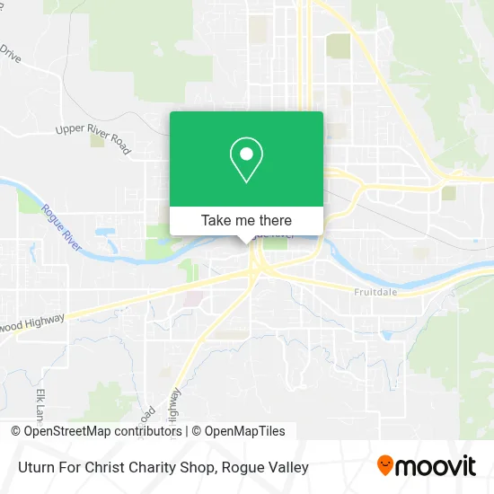 Uturn For Christ Charity Shop map