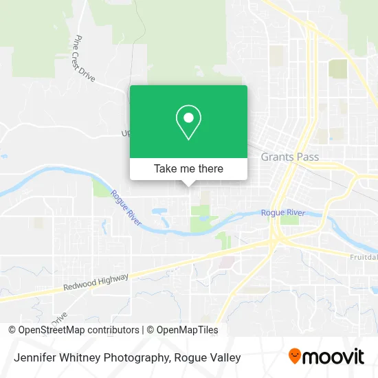 Jennifer Whitney Photography map
