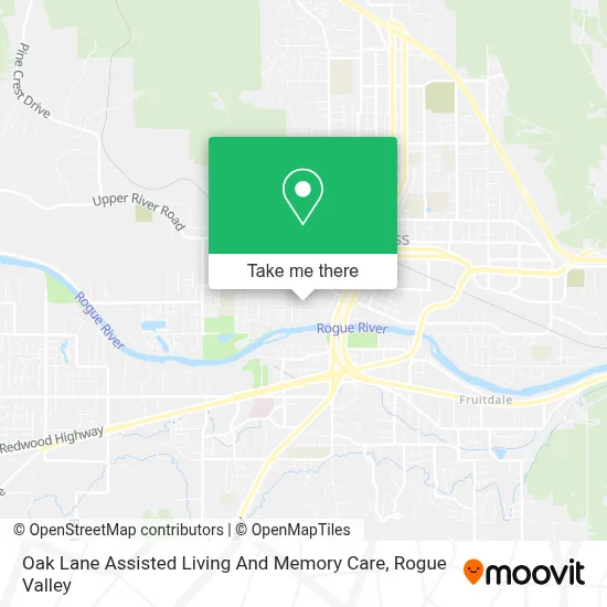 Oak Lane Assisted Living And Memory Care map