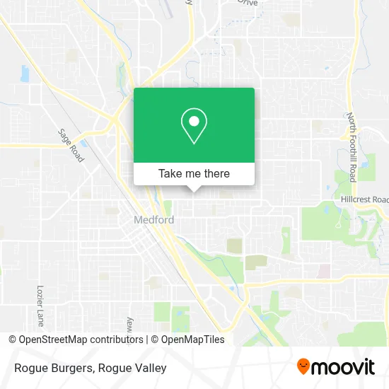 Rogue Burgers map