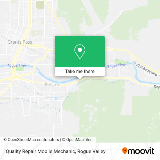 Quality Repair Mobile Mechanic map