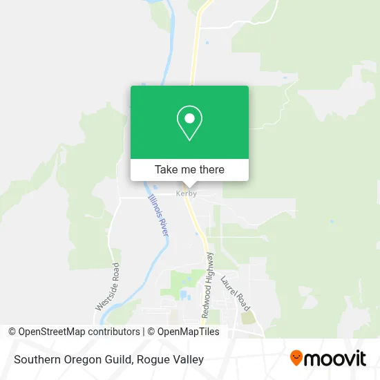 Southern Oregon Guild map