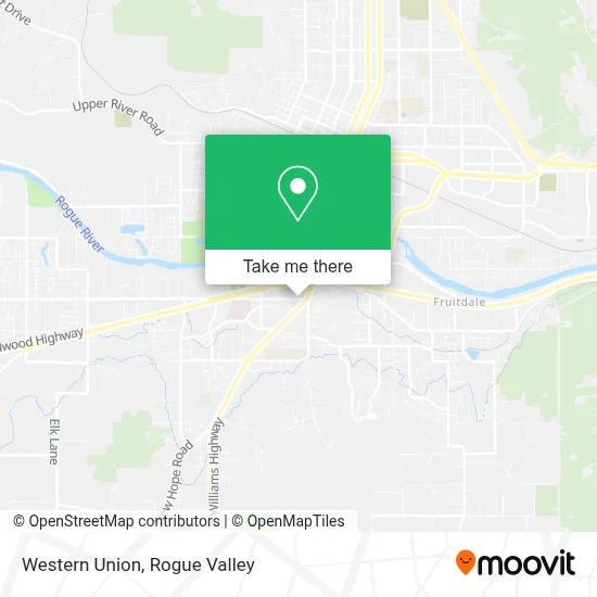 Western Union map