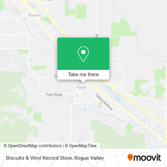 Biscuits & Vinyl Record Store map