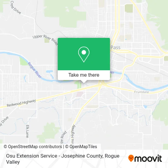 Osu Extension Service - Josephine County map