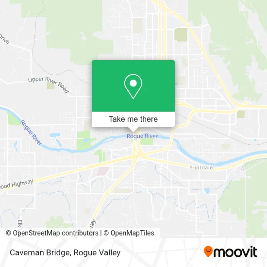 Caveman Bridge map