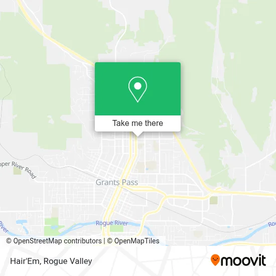 Hair'Em map