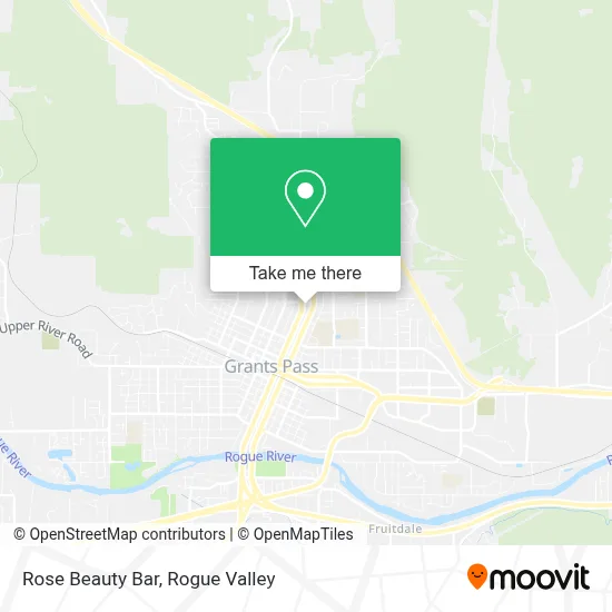 Rose Beauty Bar map