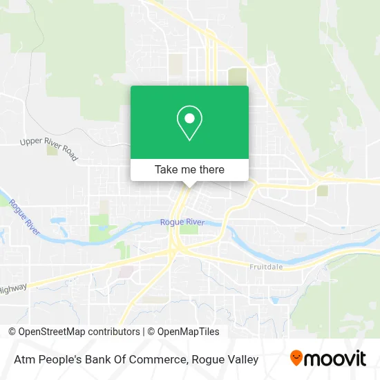 Atm People's Bank Of Commerce map