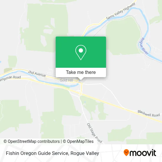 Fishin Oregon Guide Service map