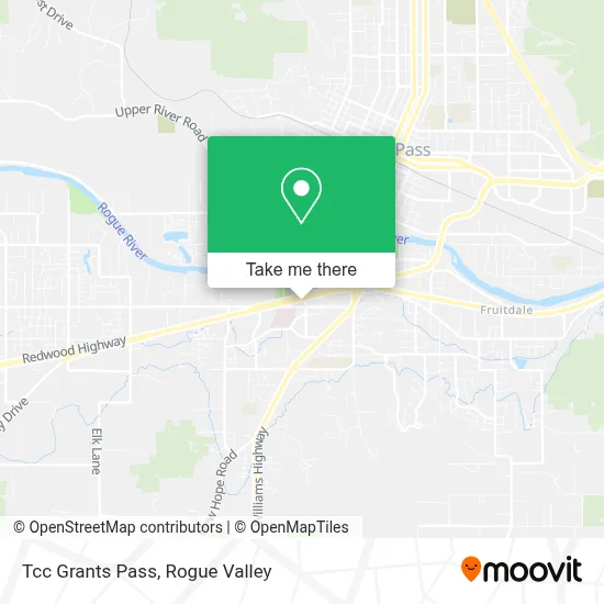 Tcc Grants Pass map
