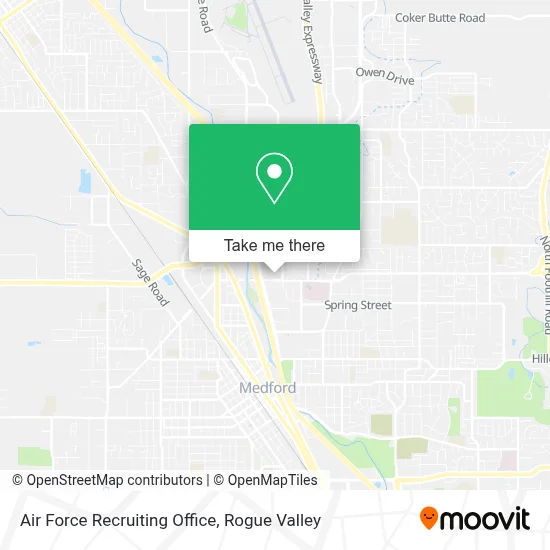 Air Force Recruiting Office map