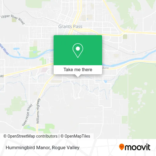 Hummingbird Manor map