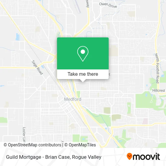 Guild Mortgage - Brian Case map