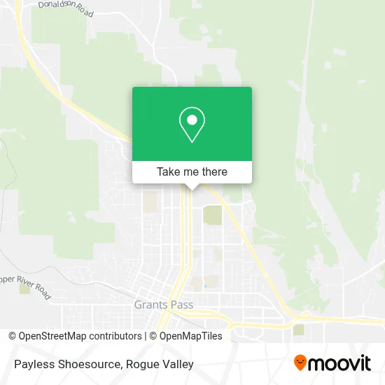Payless Shoesource map