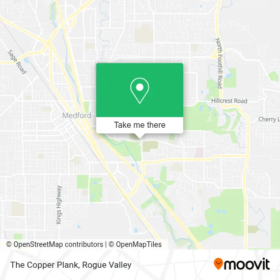 The Copper Plank map