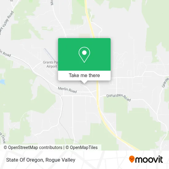 State Of Oregon map