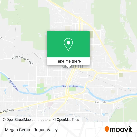 Megan Gerard map