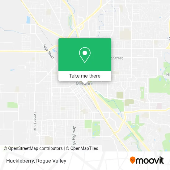 Huckleberry map