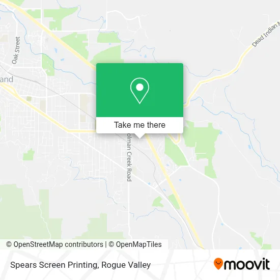 Spears Screen Printing map