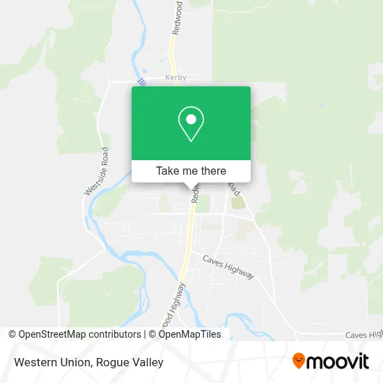 Western Union map
