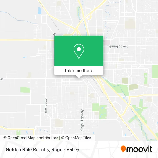 Golden Rule Reentry map