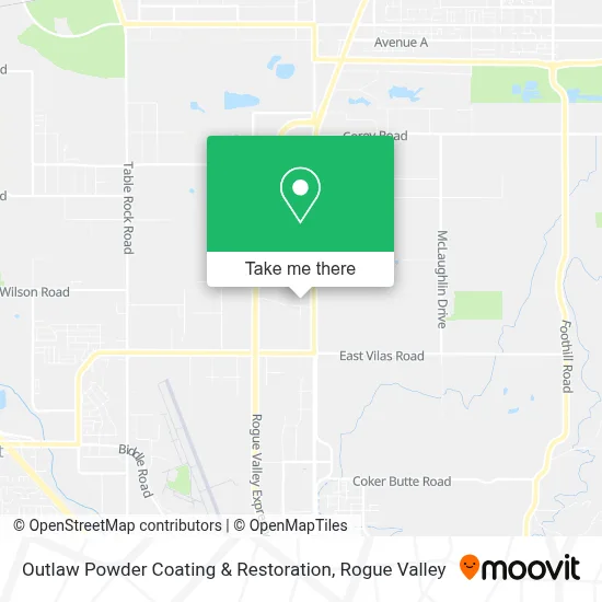 Outlaw Powder Coating & Restoration map