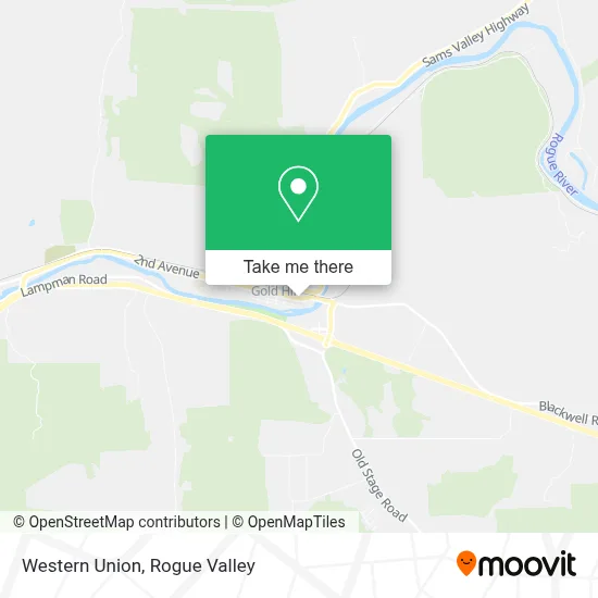 Western Union map