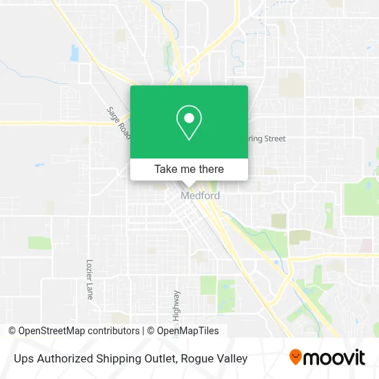 Ups Authorized Shipping Outlet map