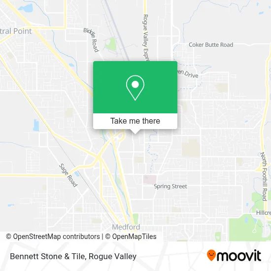 Bennett Stone & Tile map