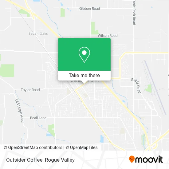 Outsider Coffee map
