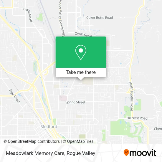 Meadowlark Memory Care map
