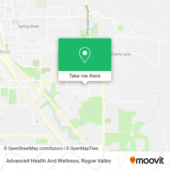 Advanced Health And Wellness map