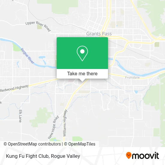 Kung Fu Fight Club map