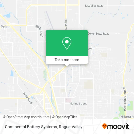 Continental Battery Systems map