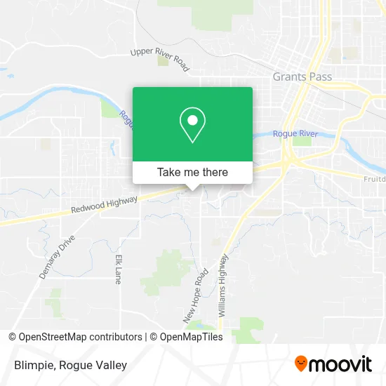 Blimpie map