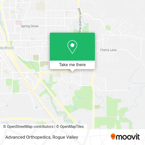 Advanced Orthopedics map