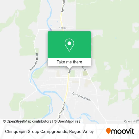 Chinquapin Group Campgrounds map