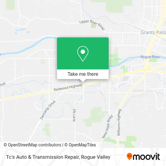 Tc's Auto & Transmission Repair map