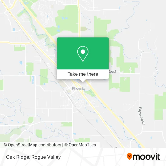 Oak Ridge map
