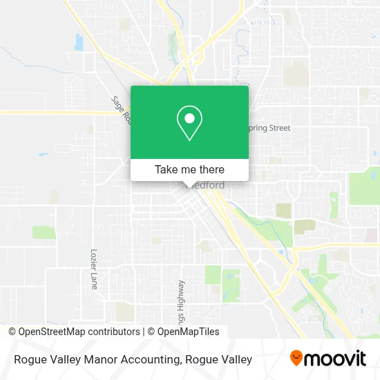 Rogue Valley Manor Accounting map