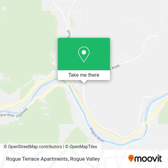 Rogue Terrace Apartments map