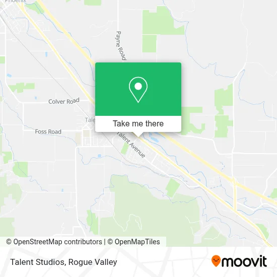 Talent Studios map